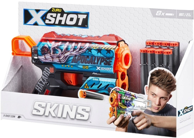 Бластер Zuru X-Shot Skins Flux (4894680023819)