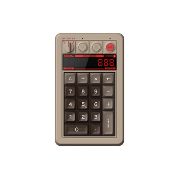 Механическая цифровая клавиатура 8BitDo Retro 18 с комбинированным подключением, дисплеем, калькулятором, C64