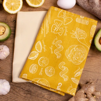 Набір рушників рогожа-напівпанама Mirson №630 - Beige pasta 2 шт 30х50 см (2200006740520)