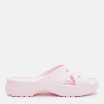 Женские шлепанцы для пляжа Crocs Cl Womens Cross Strap PkM 210840-6ZW 42-43 (W11) 27 см Pink Milk (198445122385)