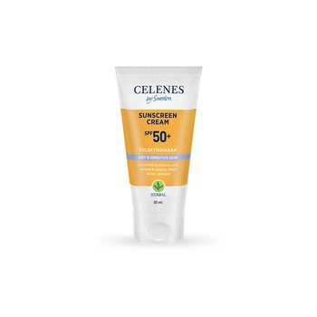 Celenes Сонцезахисний крем для сухої та чутливої шкіри SPF 50+ , 50мл