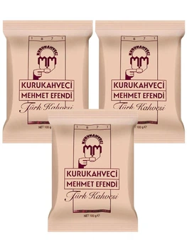 Турецкий кофе молотый Kurukahveci Mehmet Efendi 100 г 3 шт