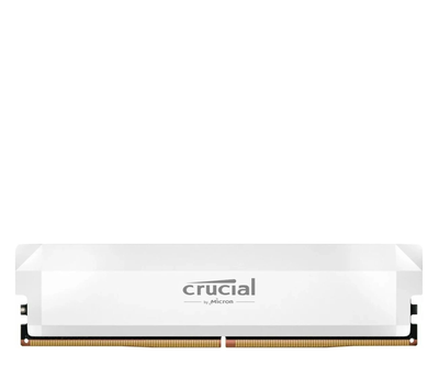Оперативная память Crucial 16GB (1x16GB) 6400 CL38 Pro OC White (CP16G64C38U5W) EU