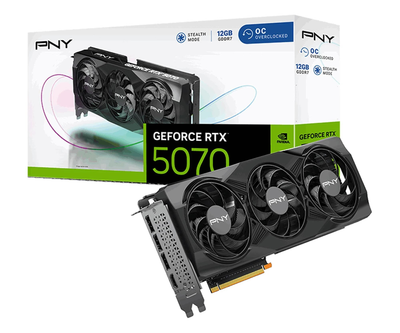 Видеокарта PNY GeForce RTX 5070 OC 12GB GDDR7 DLSS4 (VCG507012TFXPB1-O) EU