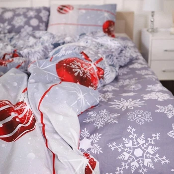 Простынь MirSon Бязь 17-0657 Mistletoe 180x220 см (2200009611728)