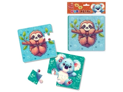 Пазлы мягкие Линивец и коала, Vladi Toys, 9 и 16 эл., VT1102-40