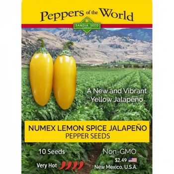 Семена острого перца Jalapeno Lemon Spice (Халапеньо острый Лимон) 30000, 2025 г.