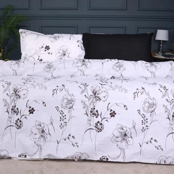 Комплект постельного белья Mirson King Size 220х240 см 17-0727 Shadow Bloom Бязь (2200010772418)