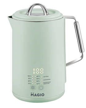 Электрочайник Magio MG-515 термостойкий 1500 Вт 1.5 л Светло-зеленый