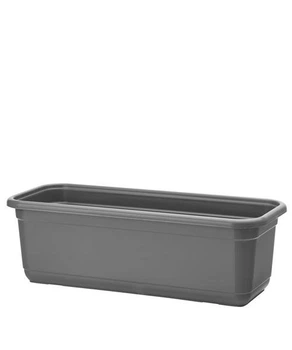 Балконный ящик для цветов Form-Plastic Venus прямоугольный 3,2 л 16 х 12 х 30 см, Цвет Антрацит