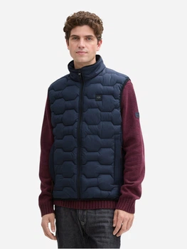 Теплий жилет чоловічий Tom Tailor 1044088-10668 XL Темно-синій (4068127840998)