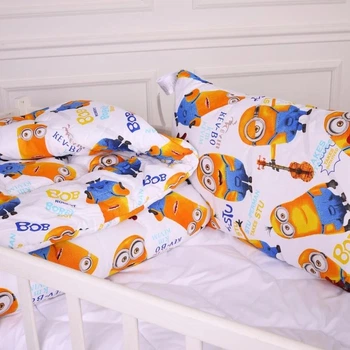 Набір дитячий для сну MirSon Kids Time антиалергенний зимовий 20-0036 Minions 140x205 см EcoSilk (2200009665325)