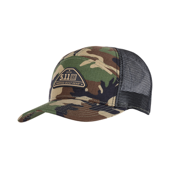 Кепка тактична 5.11 Tactical PBG 7 Panel Hat Woodland (89535-938)