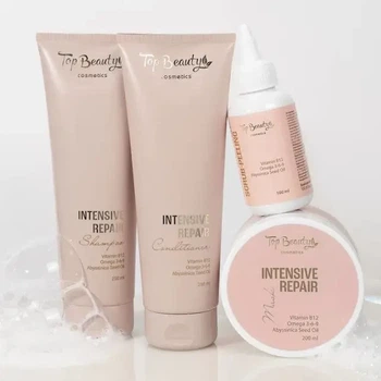 Набор для обновления волос Top Beauty Intensive Repair шампунь, кондиционер, маска, пилинг