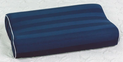 Подушка ортопедическая MirSon №7046 Elite Noble Stripe Blue Sea 49х32х10.5 (2200003399851)