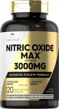 Добавка премиум-класса оксид азота Carlyle Nitric Oxide 120 капсул