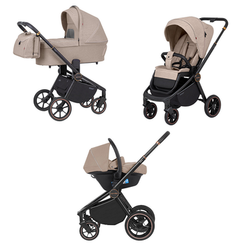Коляска універсальна CARRELLO Epica CRL-8511/1 (3in1) Almond Beige 2024