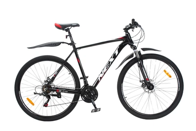 Велосипед Crossbike Next 2025 29" 22" Чорний-Червоний
