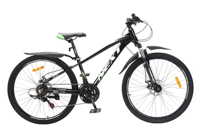 Велосипед Crossbike Next 2025 26" 12" Чорний-Зелений