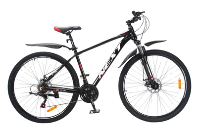 Велосипед Crossbike Next 2025 29" 18" Чорний-Червоний
