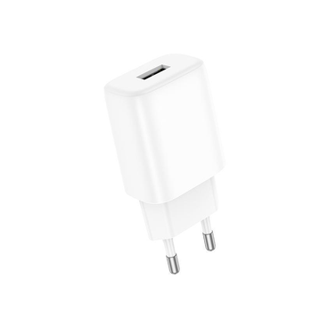 Зарядний мережевий пристрій Hoco C134A 12W 1USB 2.4A White