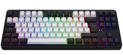 Клавіатура HATOR Rockfall 3 Mecha TKL Wireless Orange ENG ISO Black (HTK850EU)