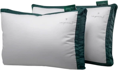 Подушка MirSon Imperial Satin Luxe Пухова М'яка 70х70 см (2200007208999)