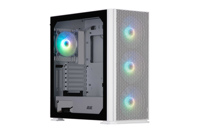 2E Gaming Корпус Vertex GI01W без БЖ 2xUSB3.0, 1xUSBType-C, 3x140мм ARGB, 1x120мм ARGB, VGA 380мм, LCS ready,