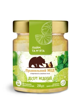 Мед с лаймом и мятой (мохито) ТМ Правильный мед с/б 250г