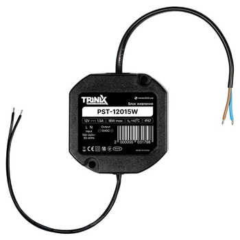 Блок живлення Trinix PST-12015W 12V-1.5A вологозахищений IP67
