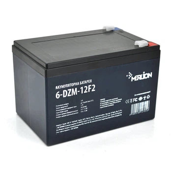 Тягова акумуляторна батарея AGM MERLION 6-DZM-12, 12V 12Ah F2 (151х98х101 мм) Orange Q3