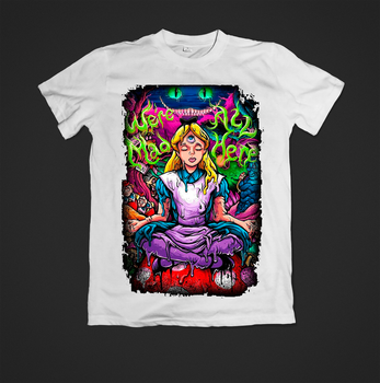 Футболка YOUstyle we're all mad here 0644 L White