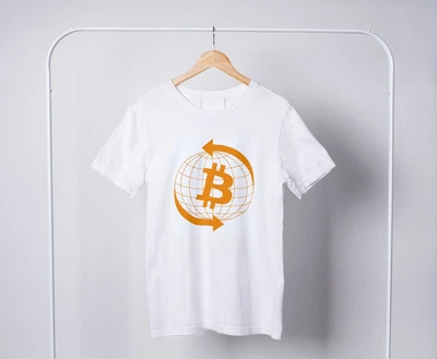 Футболка YOUstyle bitcoin 0725 L White