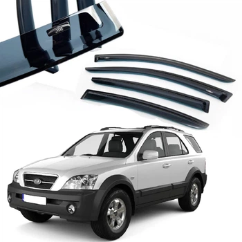 Дефлектори вікон вітровики HIC Kia Sorento 2002-2009 (K06)