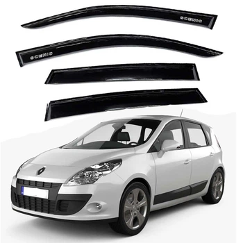 Дефлектори вікон вітровики Renault Scenic III Grand Scenic 2009-2016 Voron Glass