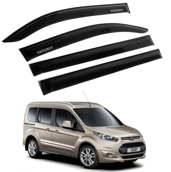 Дефлектори вікон вітровики для Ford Tourneo Connect 5d Скотч 3M Voron Glass