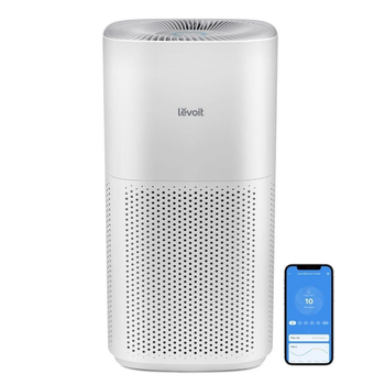 Levoit Core 600S: Очищувач повітря з фільтром 3 в 1 True HEPA, Wi-Fi та автоматичним управлінням для приміщень до 147 м²