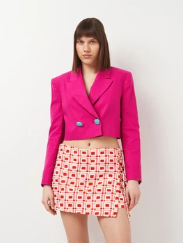 Пиджак женский Zara 3659/351 XS Розовый (03659351123011)