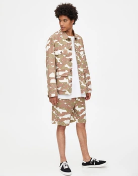 Вітрівка Pull & Bear мілітарі XAZ240802YMPF L