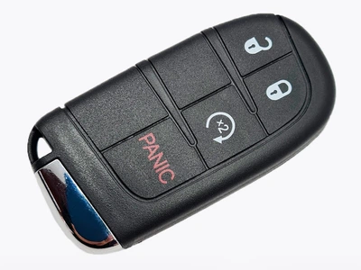 Корпус смарт ключа Chrysler Dodge Jeep 3+1 кнопки автозапуск под лезвие SIP-22 тип 2