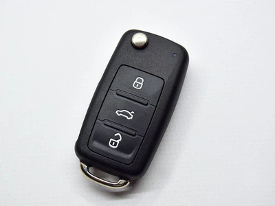 Выкидной ключ Volkswagen Skoda Seat 2009-2017 3 кнопки 433Mhz 5K0837202AD ID48 ОЕМ
