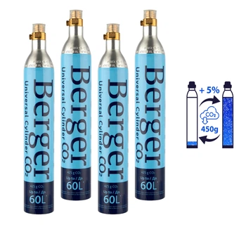 Обмен четырех баллонов Berger CO2 4x450g (Газ) (BBV-02x4)