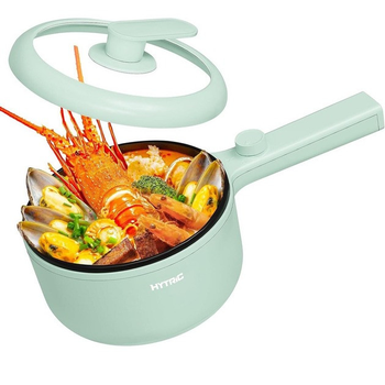 Кастрюля электрическая 1,5л 20см 600Вт Electric Cooking Pot 220Вт Green