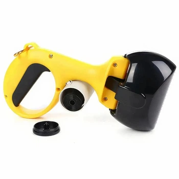 Автоматичний совок для збирання за собакою Pooper Scooper з пружинним механізмом та карабіном для прогулянок 25х11х9 см