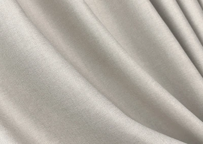 Шторна тканина Шеніл однотонний (блекаут). Колір димчасто-білий. Код 1698ш