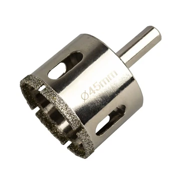 Коронка алмазная по керамограниту Haisser 83909 45 мм серебристая