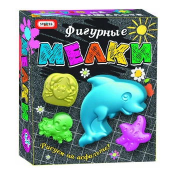Набор для творчества Strateg Мелки Подводный мир на русском языке (500)