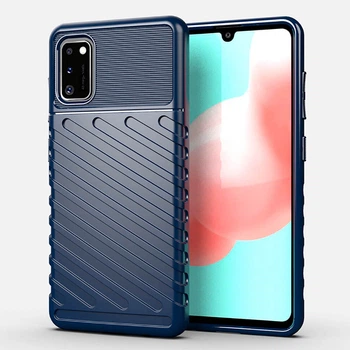 Чохол Lenuo Thunder для Samsung Galaxy A41 A415F Navy Blue