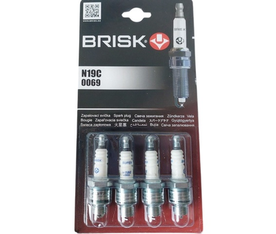 Свеча зажигания Brisk Super N19C ГАЗ, УАЗ, ЗИЛ