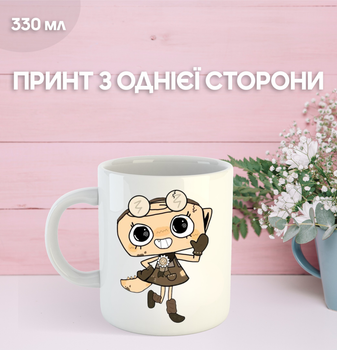 Кружка У Світі Денді Roblox Dandy's World з принтом керамічна чашка 330 мл Uk_639